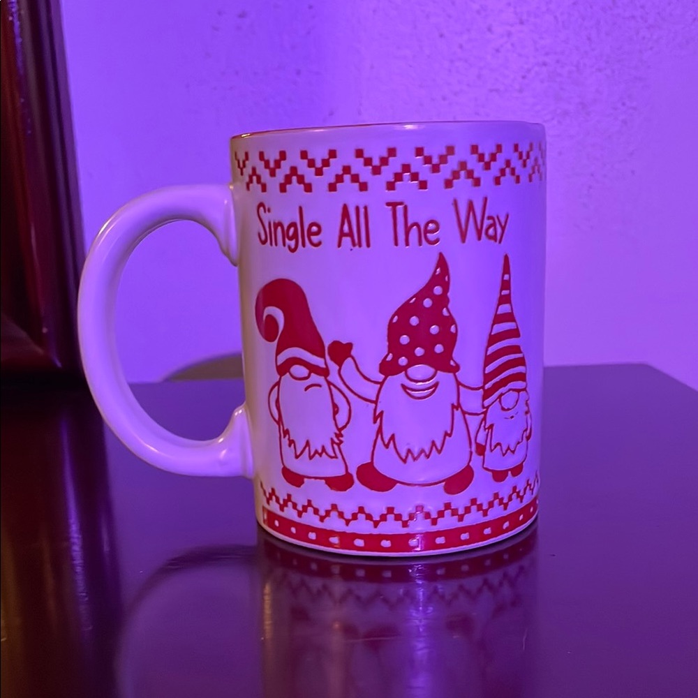 Festive Gnome Mug - Red and White